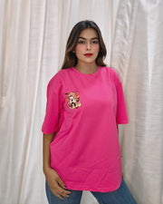 Disney Goofy Friends Oversize Pink T-Shirt