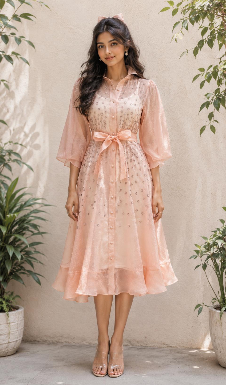 pink embellished midi dress Voxelle Women's Blush Pink Embellished Midi Dress – voxelle