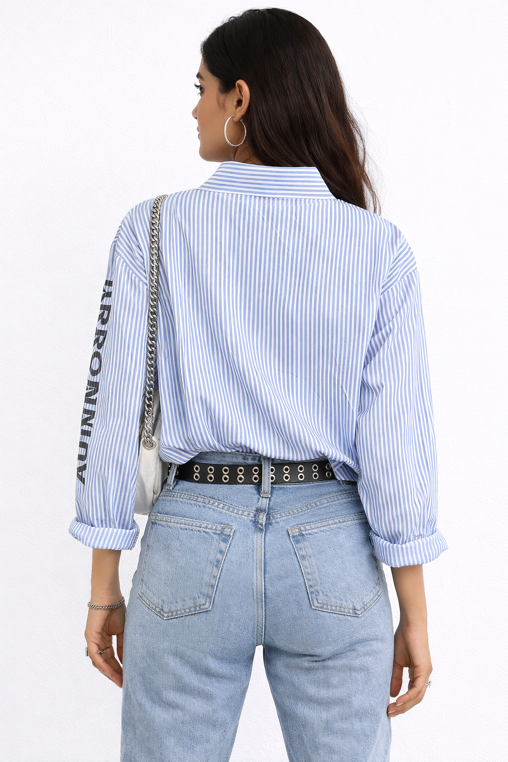 Voxelle Dreaming Stripes Oversized Shirt