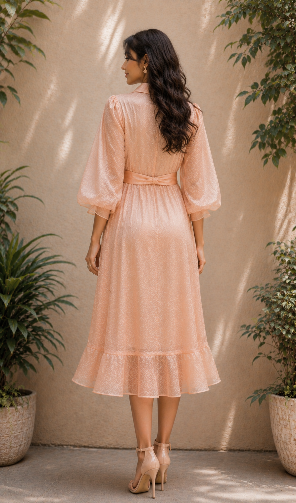 pink embellished midi dress Voxelle Women's Blush Pink Embellished Midi Dress – voxelle