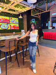 Voxelle Pastel Bloom Lace Camisole Top