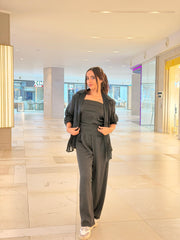 Voxelle Noir Luxe 3-Piece Co-ord Set