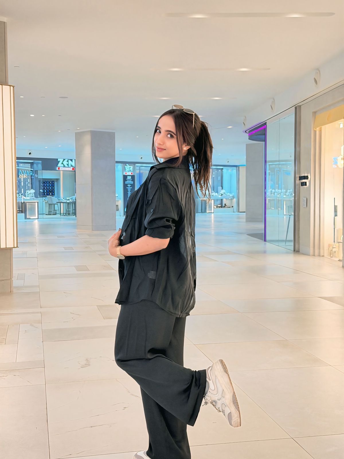 Voxelle Noir Luxe 3-Piece Co-ord Set